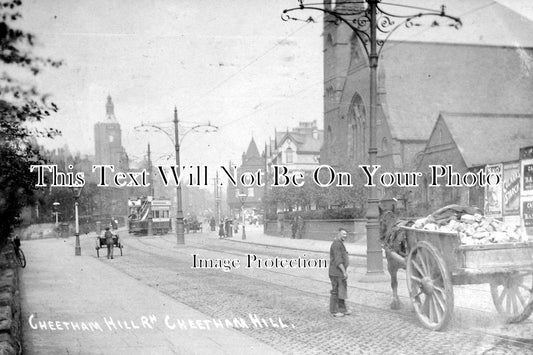 LA 1206 - Cheetham Hill Road, Cheetham Hill, Manchester, Lancashire c1908