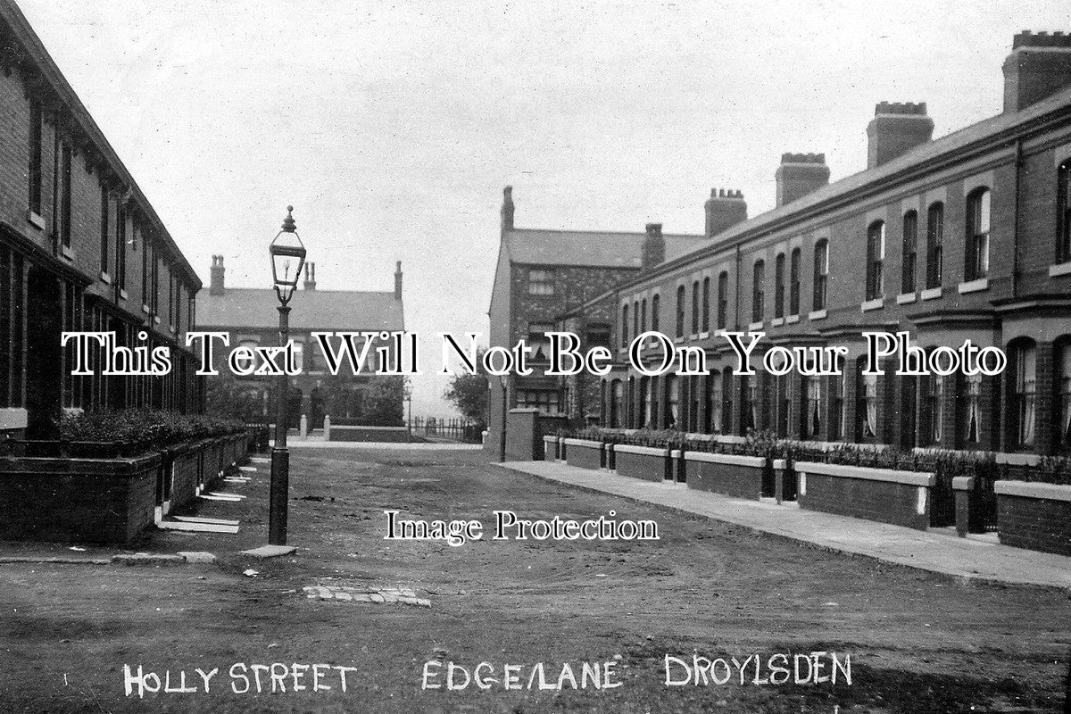 LA 1220 - Holly Street, Off Edge Lane, Droylsden, Lancashire c1913