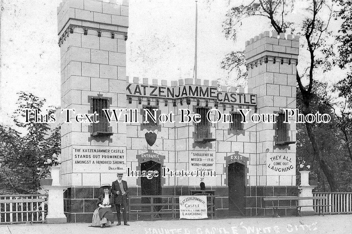 LA 124 - White City Haunted Castle Ride, Manchester, Lancashire c1911