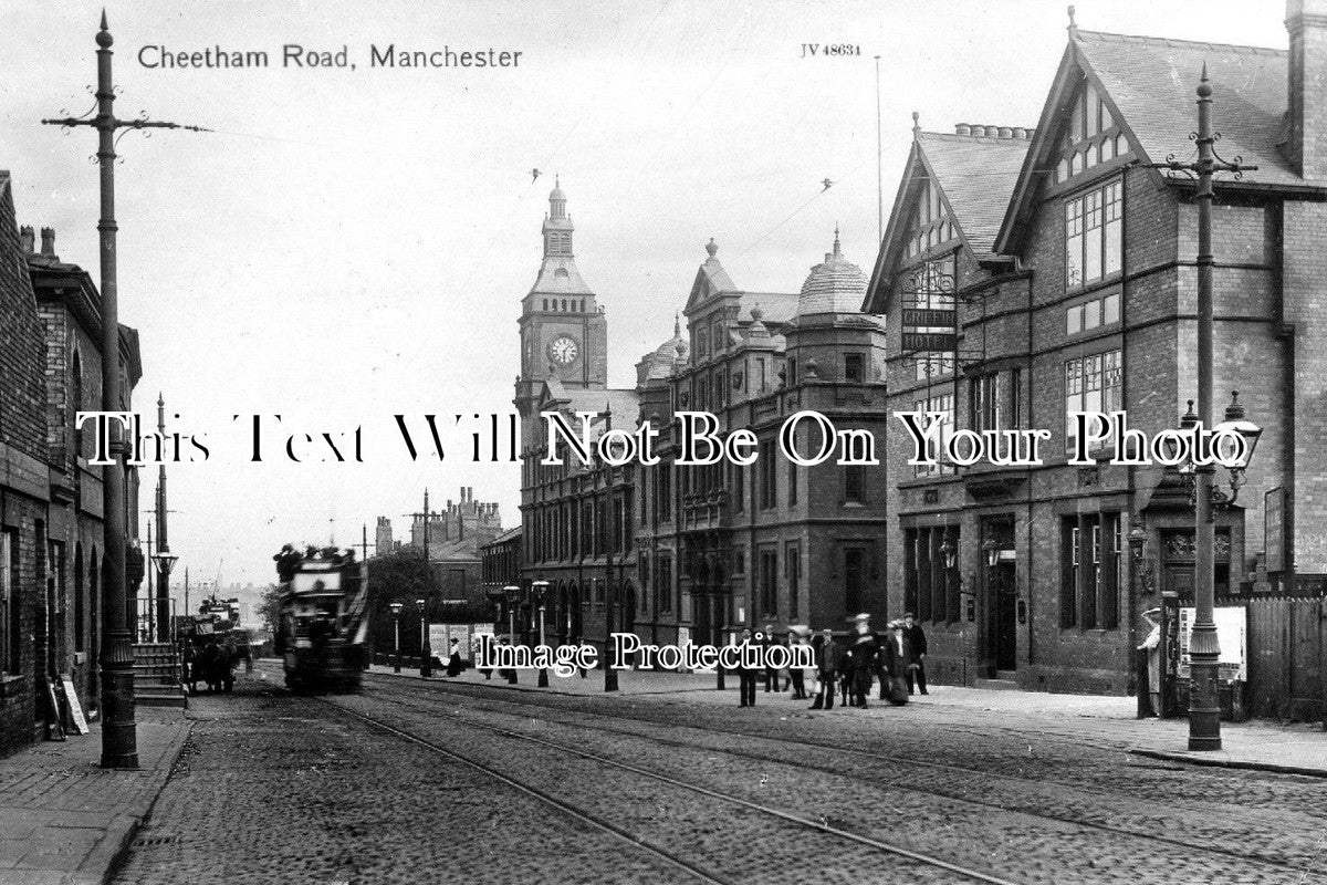 LA 1284 -Griffin Hotel, Cheetham Road, Manchester, Lancashire c1913