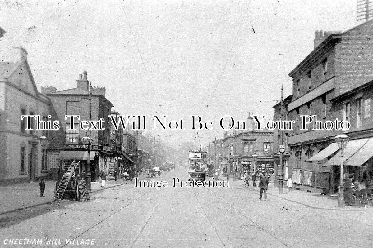 LA 1285 - Cheetham Hill, Cheetham, Manchester, Lancashire c1914