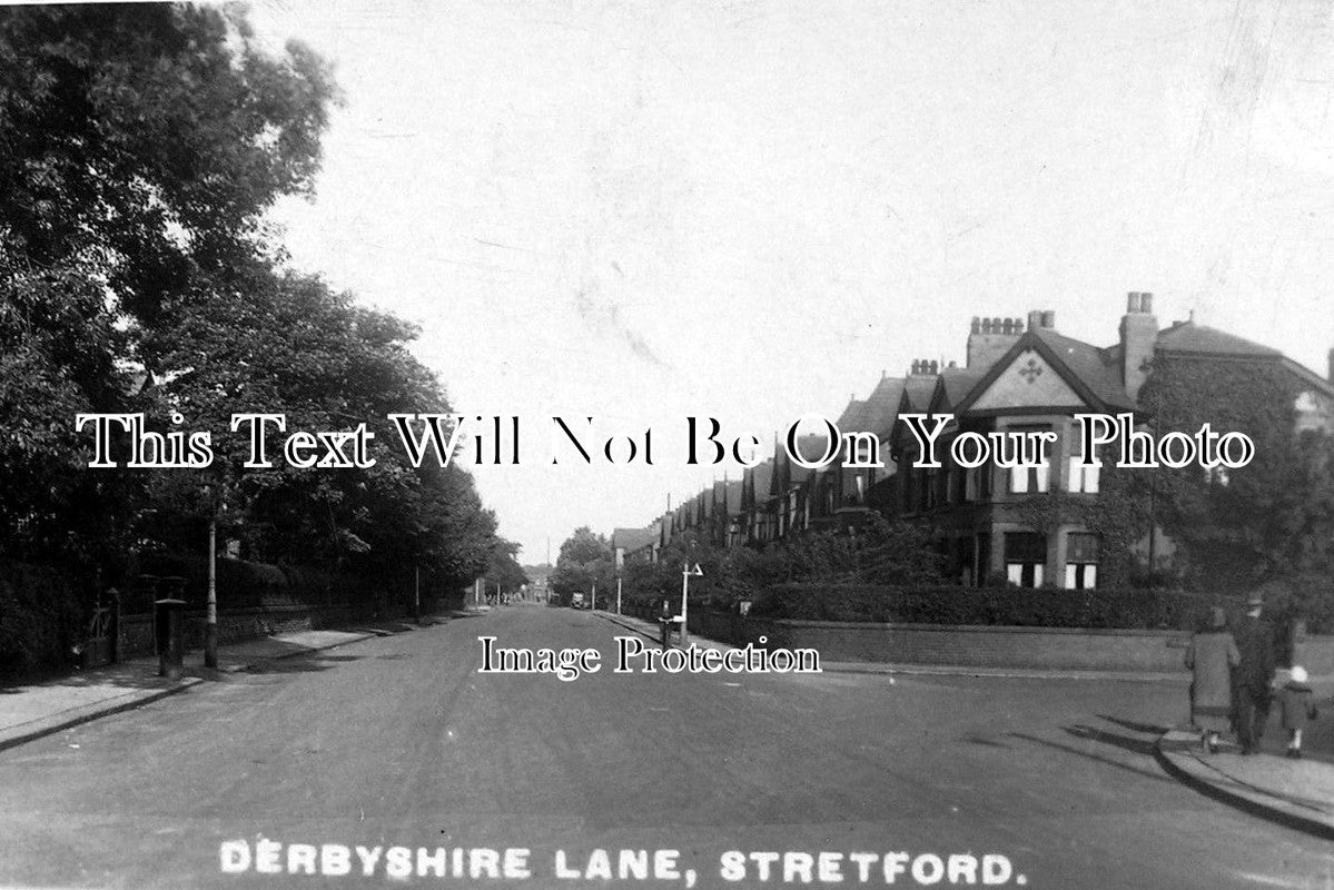 LA 1289 - Derbyshire Lane, Stretford, Manchester, Lancashire c1926