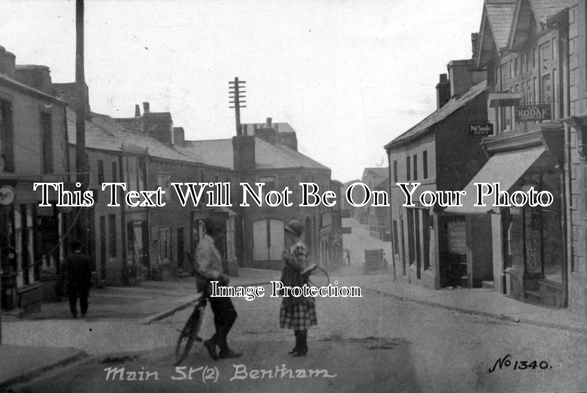 LA 1329 - Main Street, Bentham, Lancashire c1926