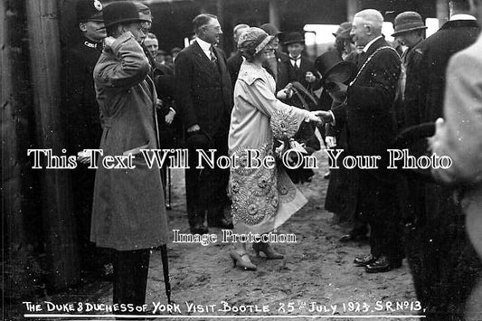 LA 133 - Duke & Duchess Of York Visit Bootle, Lancashire July 1923