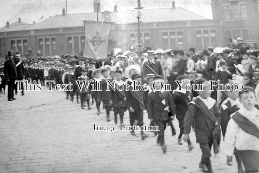 LA 1332 - Church Procession, Chorley, Manchester, Lancashire