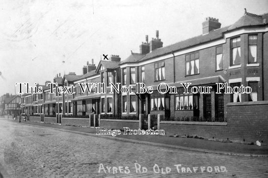 LA 1380 - Ayres Road, Old Trafford, Manchester, Lancashire c1910