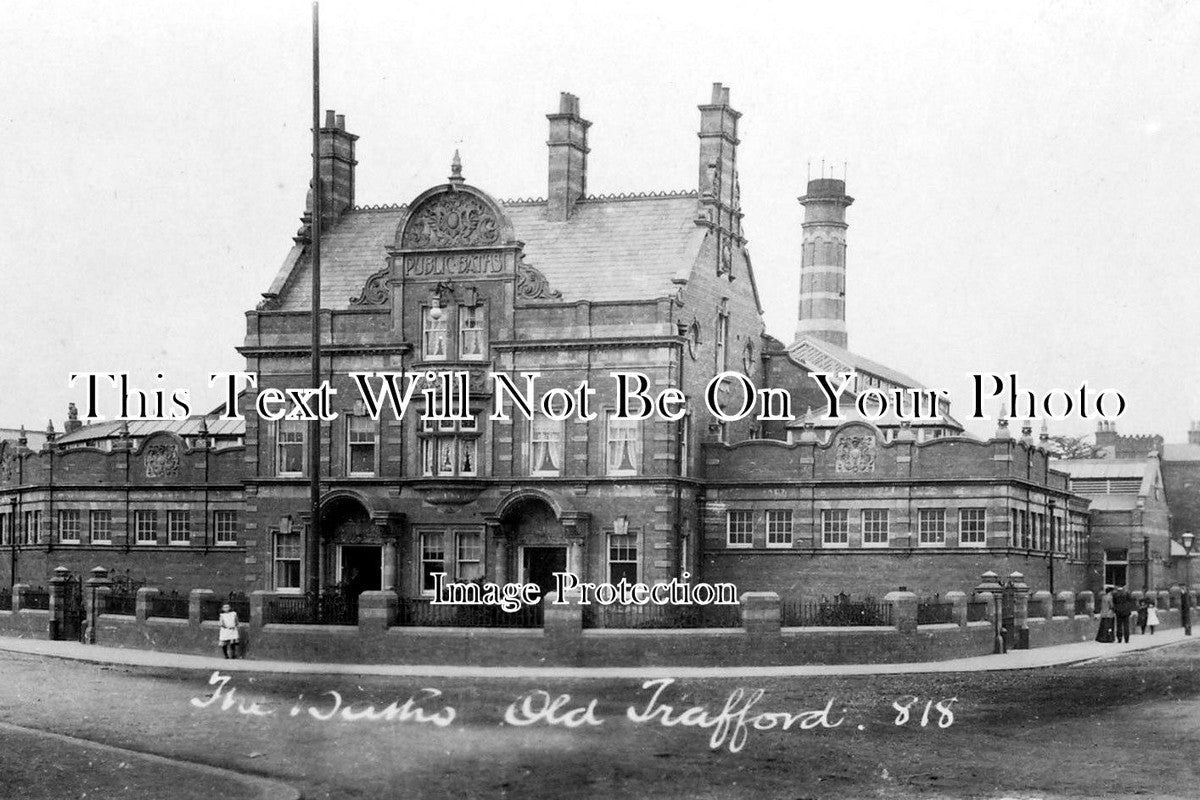 LA 1393 - The Baths, Old Trafford, Manchester, Lancashire