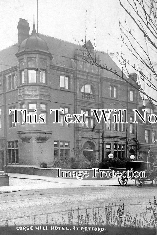 LA 1401 - Gorse Hill Hotel, Stretford, Manchester, Lancashire c1911