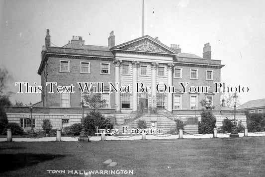 LA 1446 - Town Hall, Warrington, Lancashire c1910