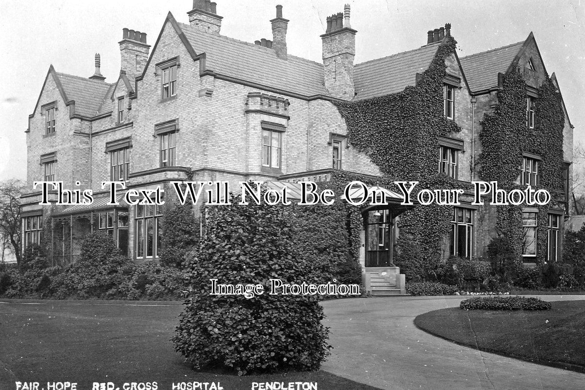 LA 1469 - Fairhope Red Cross Hospital, Pendleton, Lancashire c1915