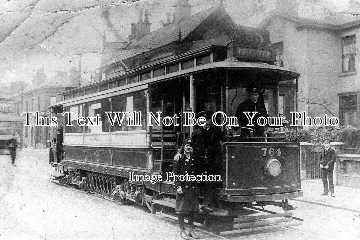 LA 1471 - No 53 Tram To Cheetham Hill Road, Manchester, Lancashire