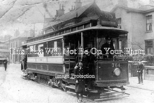 LA 1471 - No 53 Tram To Cheetham Hill Road, Manchester, Lancashire