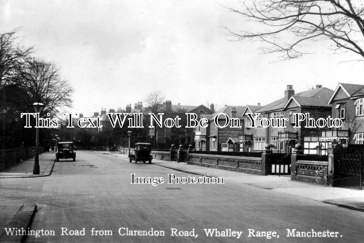 LA 1472 - Withington Road From Clarendon Road, Whalley Range, Withington, Manchester, Lancashire