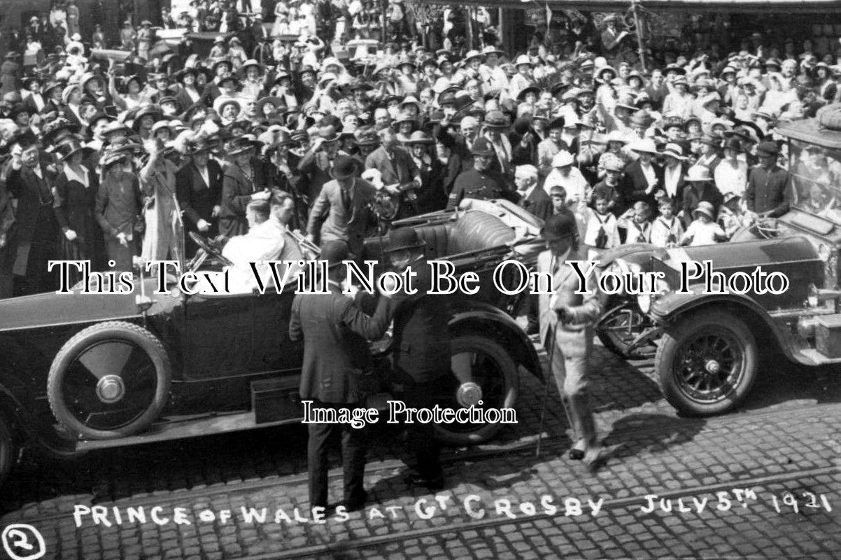 LA 1489 - Prince Of Wales At Great Crosby, Liverpool, Lancashire c1921