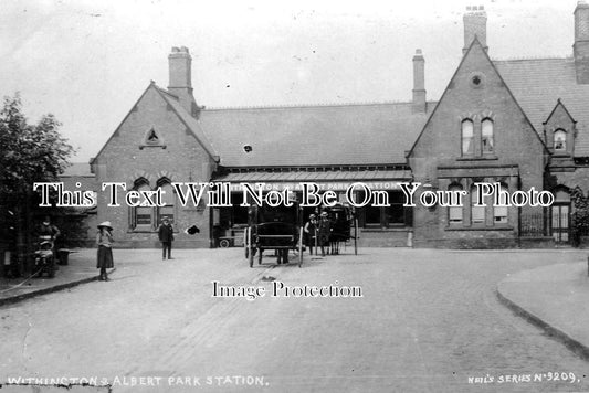 LA 1503 - Albert Park Railway Station, Withington, Lancashire