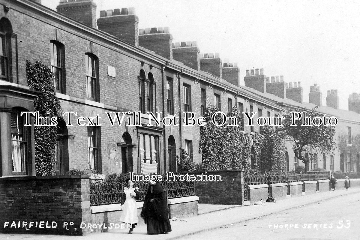 LA 1527 - Fairfield Road, Droylsden, Lancashire c1912