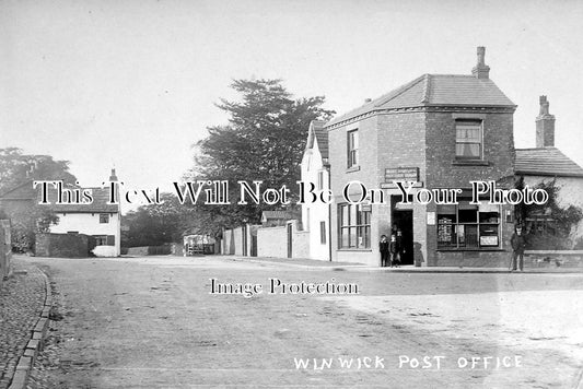 LA 1533 - Winwick Post Office, Lancashire c1904