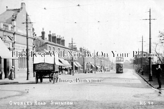 LA 1537 - Chorley Road, Swinton, Lancashire c1910