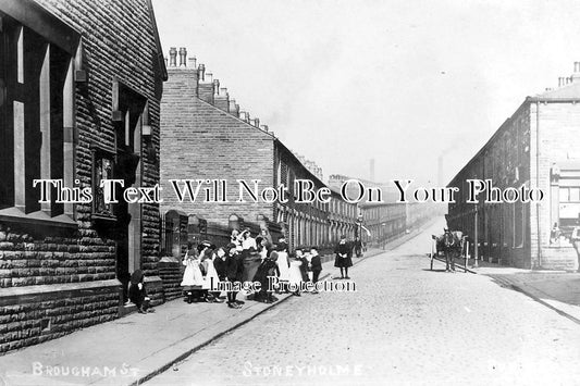 LA 1541 - Brougham Street, Stoneyholme, Burnley, Lancashire c1905