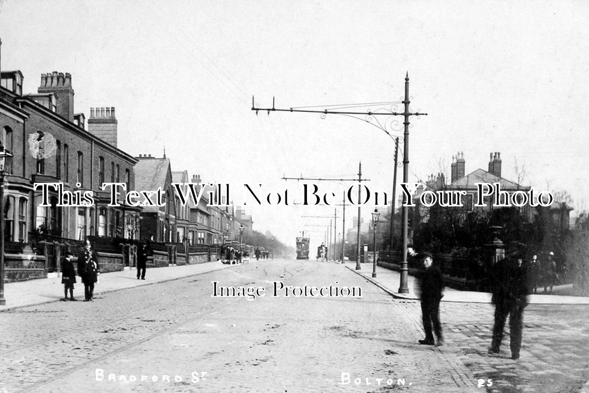 LA 1543 - Bradford Street, Bolton, Lancashire c1915