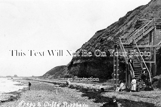 LA 1552 - Steps & Cliffs, Bispham, Lancashire c1907