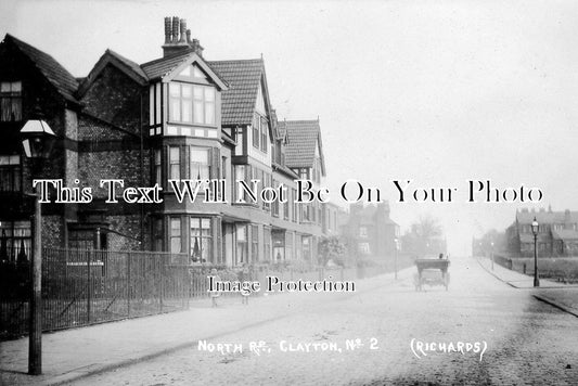 LA 1560 - North Road, Clayton, Lancashire c1914