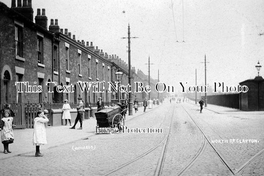 LA 1573 - North Road, Clayton, Manchester, Lancashire c1915