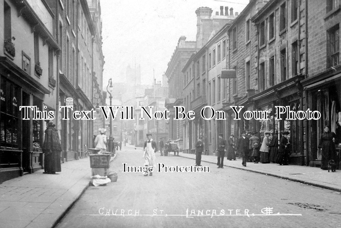 LA 1576 - Church Street, Lancaster, Lancashire c1910