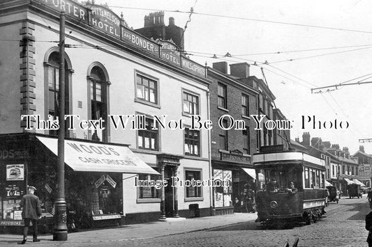 LA 1586 - Old Street From Market Street, Ashton, Lancashire