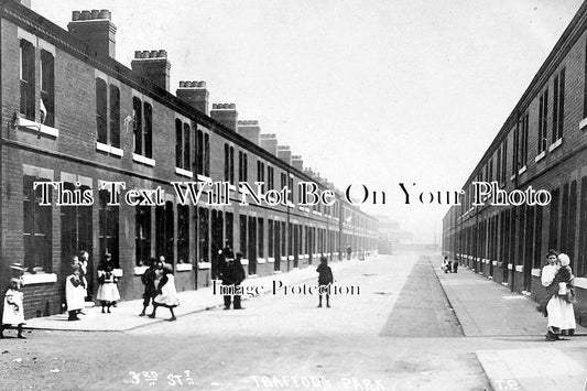 LA 1616 - 3rd Street, Trafford Park, Manchester, Lancashire c1907