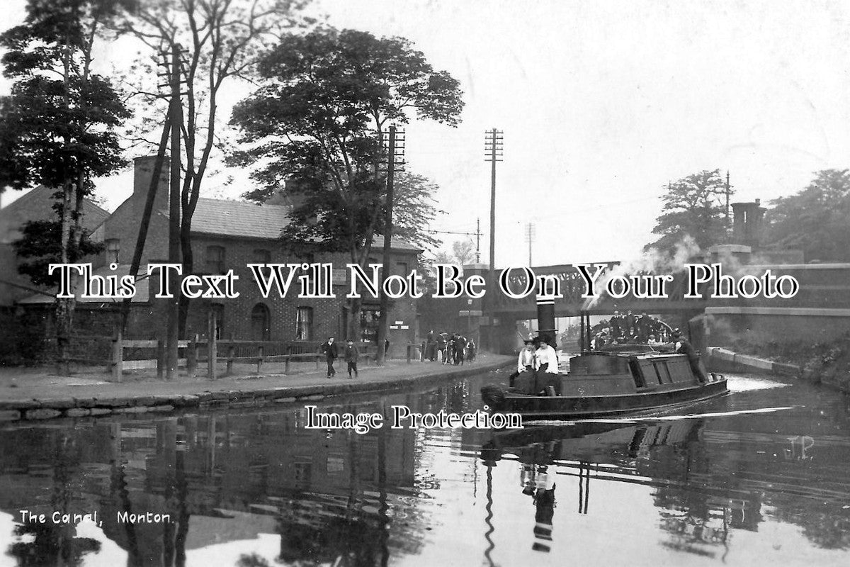 LA 1630 - The Canal At Monton, Manchester, Lancashire