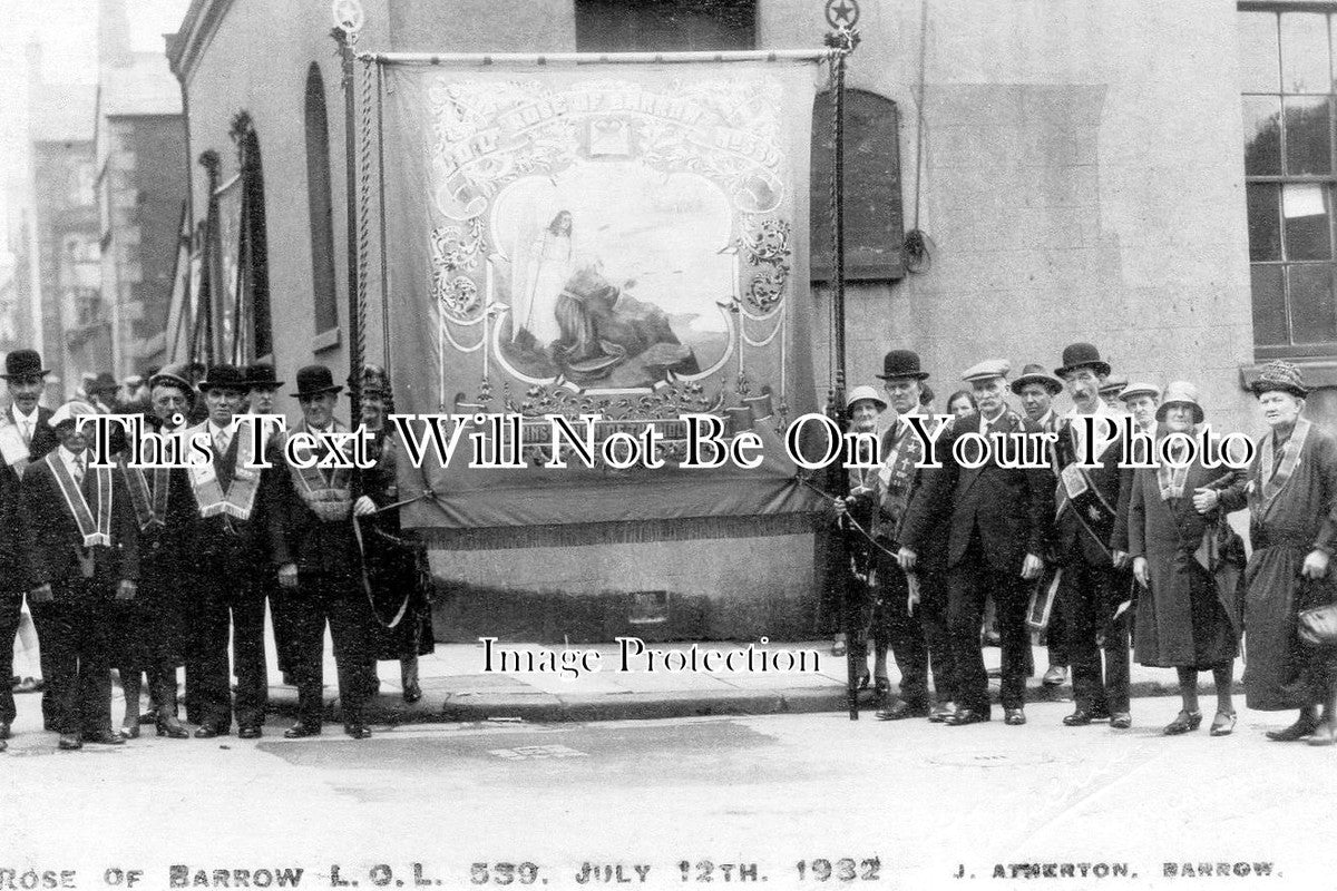 LA 1640 - Orange Lodge, Barrow In Furness, Lancashire c1932