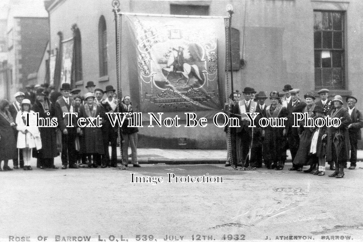 LA 1641 - Orange Lodge, Barrow In Furness, Lancashire c1932