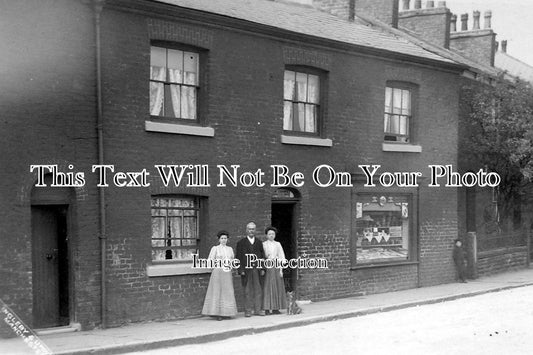 LA 1648 - Oswold Coope Stores, St Margarets Road, Holyrood, Prestwich, Manchester, Lancashire c1915