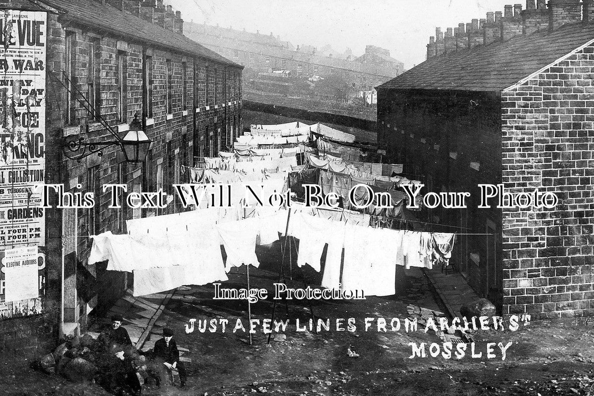 LA 1661 - Just A Few Lines From Archer Street, Mossley, Ashton Under Lyne, Lancashire