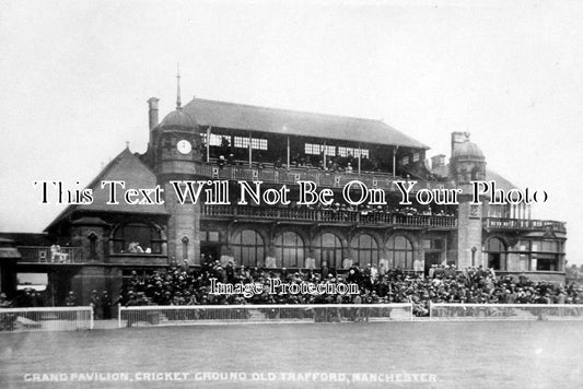 LA 1666 - Old Trafford Cricket Ground, Manchester, Lancashire c1908