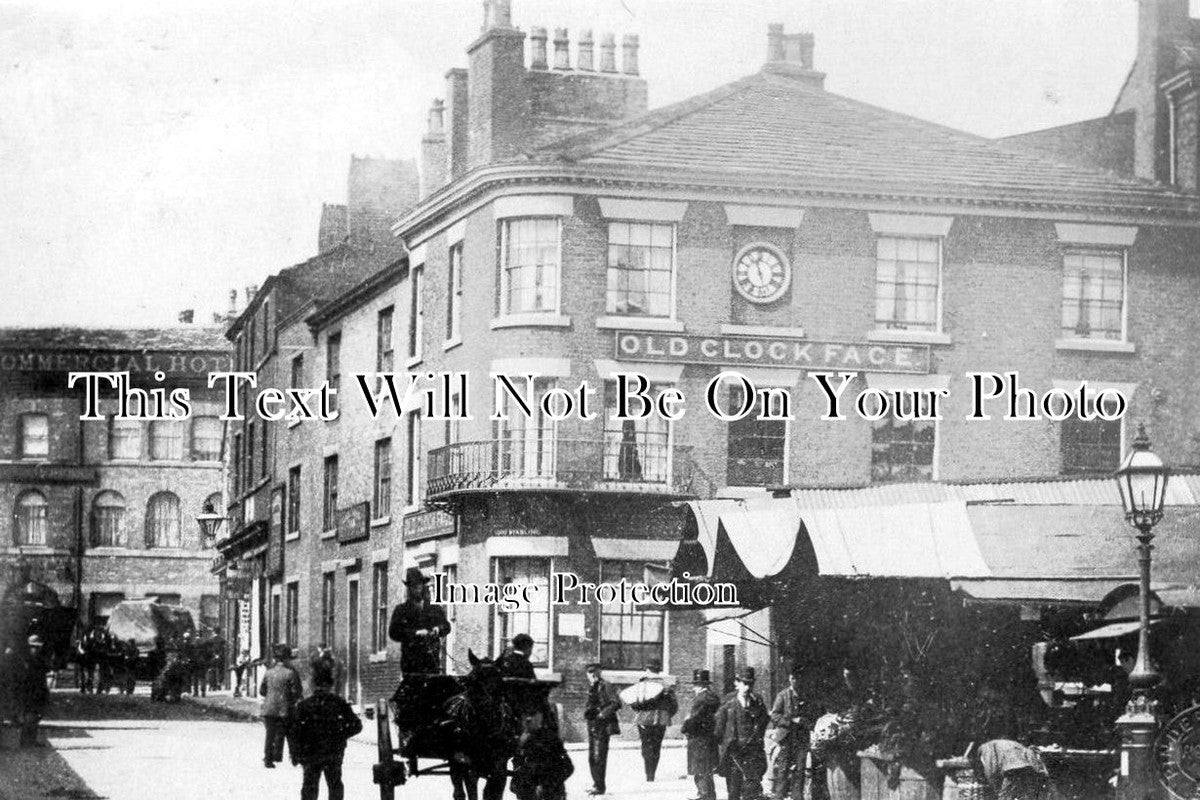 LA 1674 - Old Clock Face, Rochdale, Lancashire