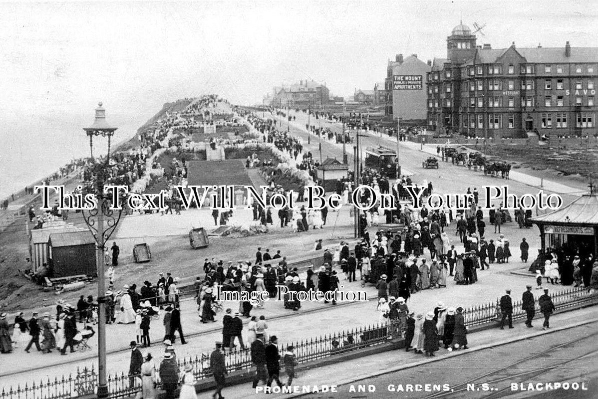 LA 1678 - Promenade & Gardens, Blackpool, Lancashire