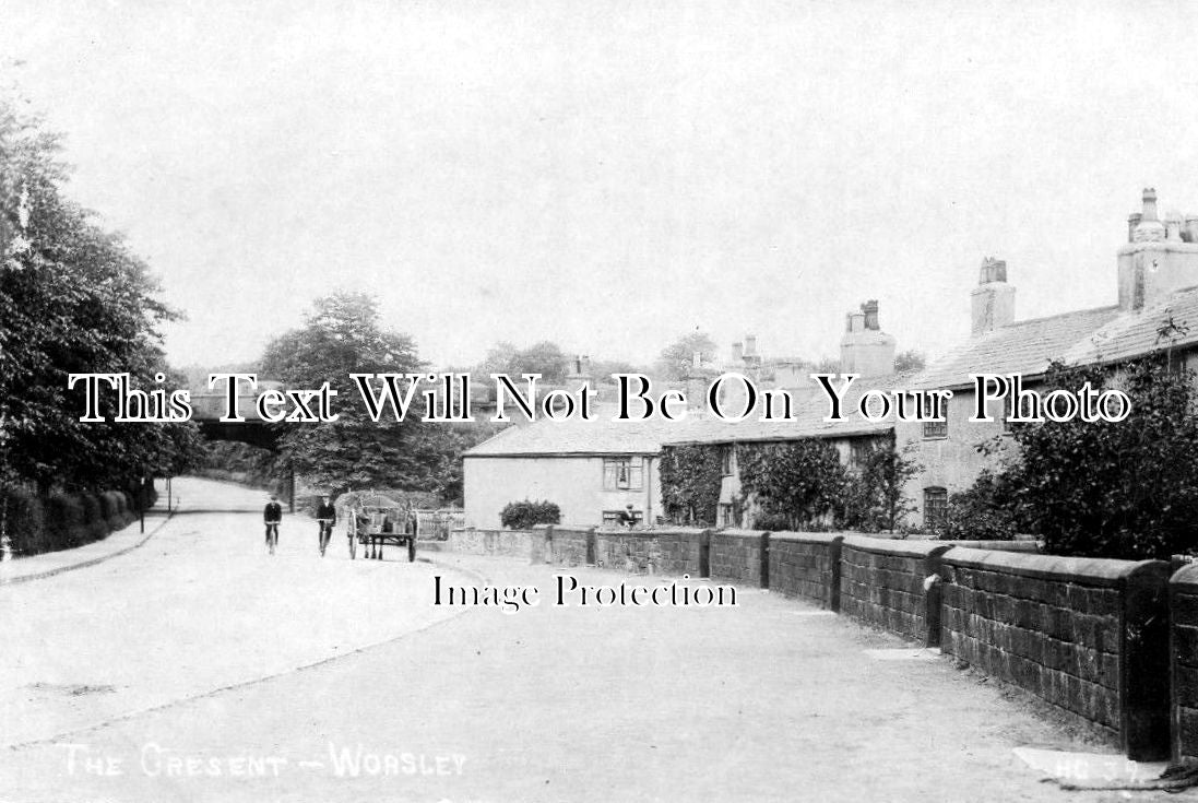 LA 1682 - The Crescent, Worsley, Manchester, Lancashire c1910