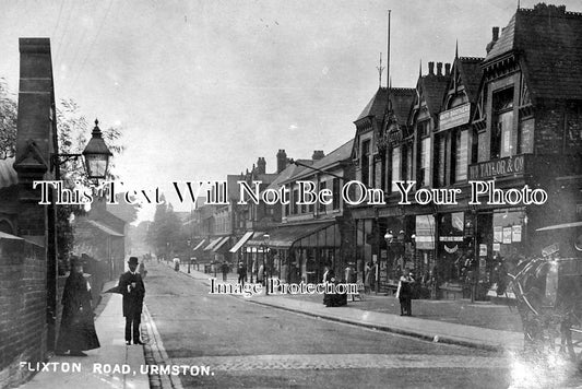 LA 1691 - Flixton Road, Urmston, Manchester, Lancashire c1910