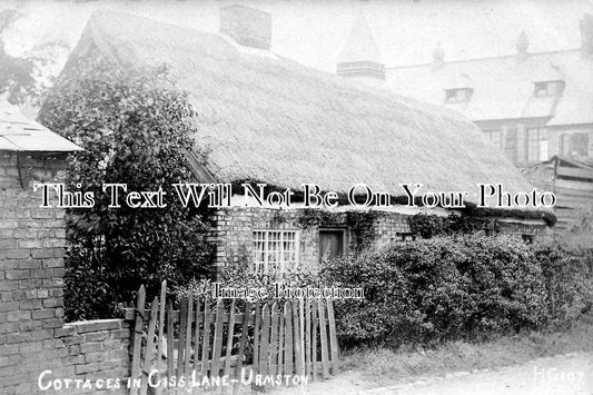 LA 1698 - Cottages In Ciss Lane, Urmston, Lancashire
