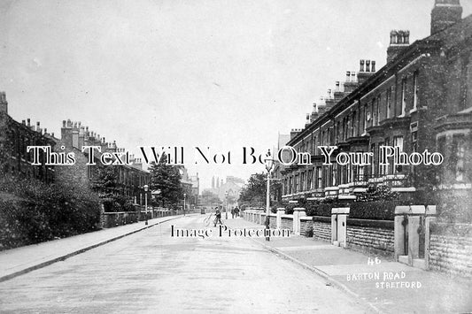 LA 1736 - Barton Road, Stretford, Manchester, Lancashire c1910