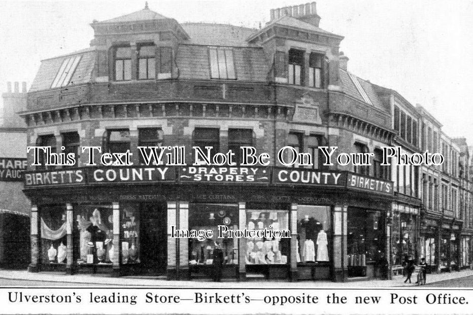 LA 174 - Birkett's County Drapery Stores, Ulverston, Lancashire