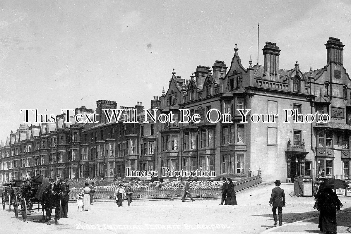 LA 1750 - Park Hotel, Imperial Terrace, Blackpool, Lancashire c1905