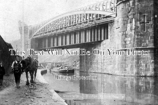 LA 1756 - Horse Drawn Barge, Gauxholme, Todmorden, Lancashire