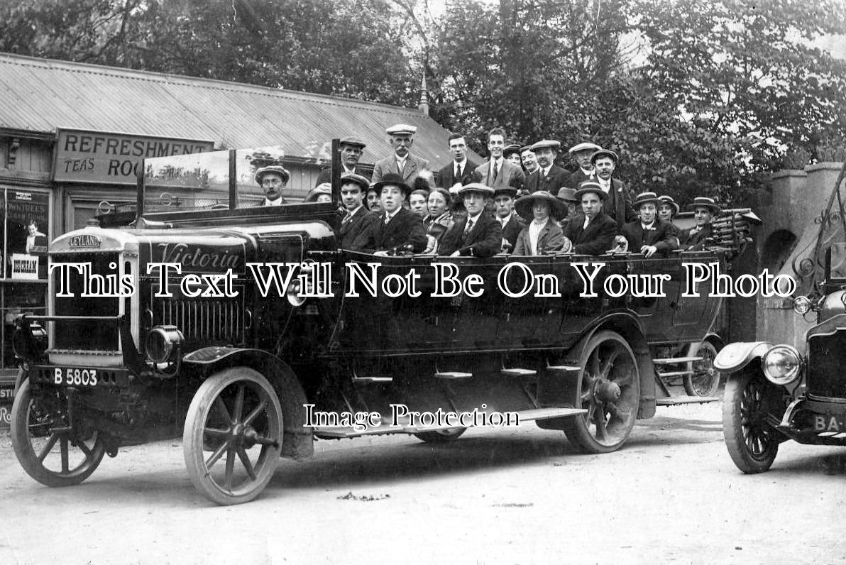 LA 1759 - Charabanc, Victoria, Salford, Manchester, Lancashire c1908