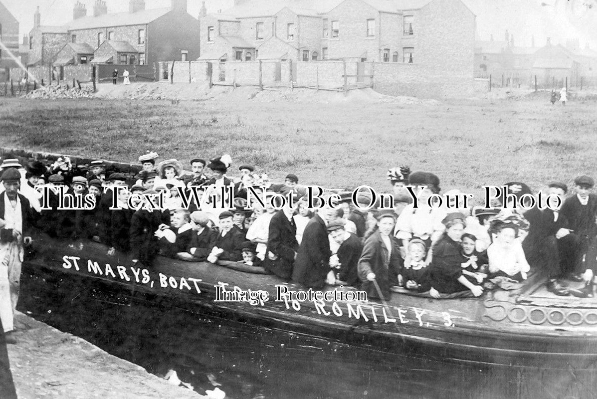 LA 1770 - Boat Trip To Romiley From St Marys, Droylsden, Manchester, L ...