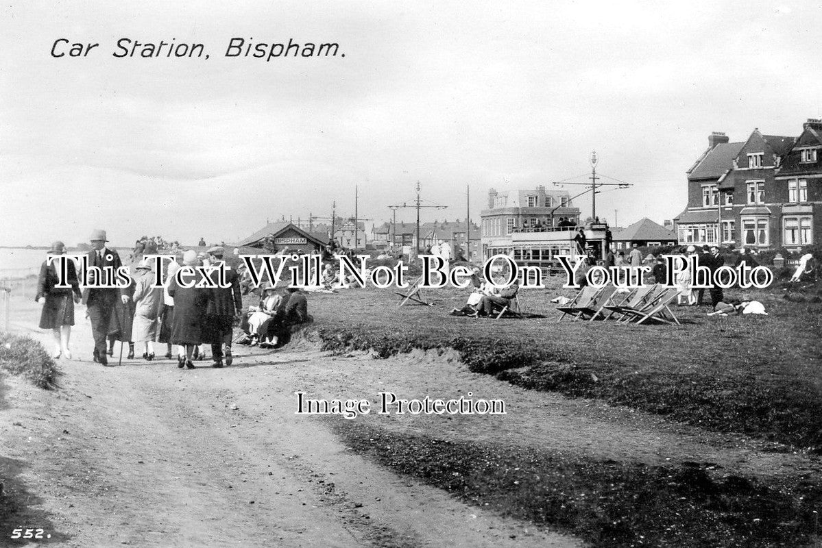 LA 1775 - Tram Car Station, Bispham, Blackpool, Lancashire c1927