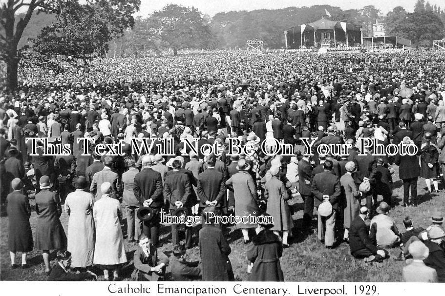 LA 1779 - Catholic Emancipation Centernary, Liverpool, Lancashire 1929