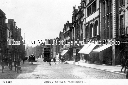 LA 1784 - Bridge Street, Warrington, Lancashire c1911